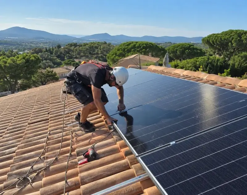 Installateur panneaux solaires Mimet — pose photovoltaïque sur toiture