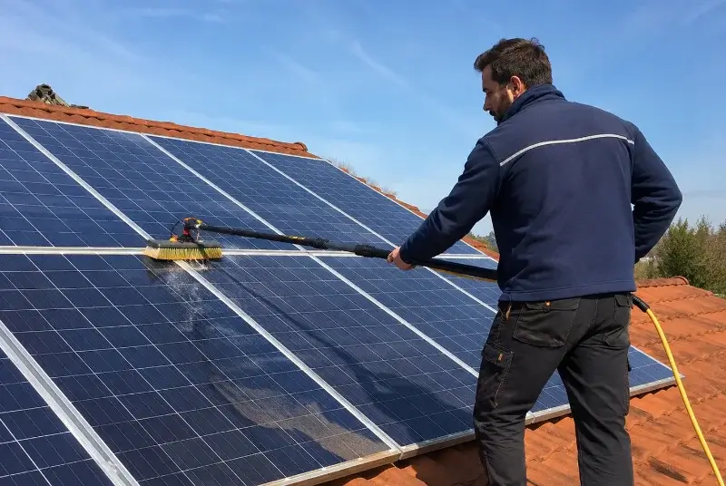 Nettoyage et entretien de panneaux solaires à Mimet