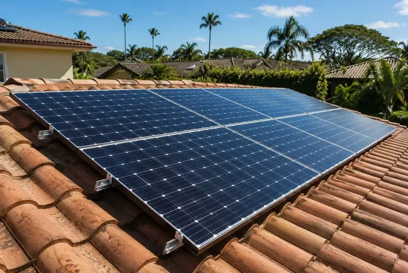 Installation de panneaux solaires à Mimet