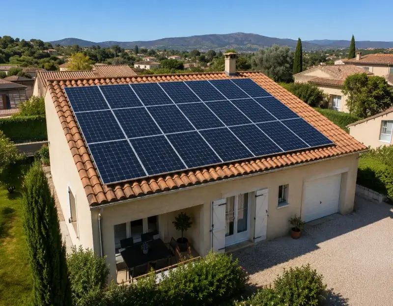 Prime à l'autoconsommation panneaux solaires Mimet — aide financière de l'État